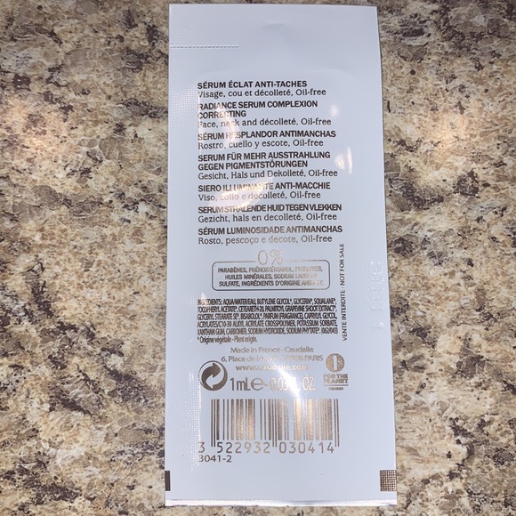 5/$15 😍 Caudalie Vinoperfect Radiance Serum Complexion Correcting Sample Size💙 - Picture 5 of 8